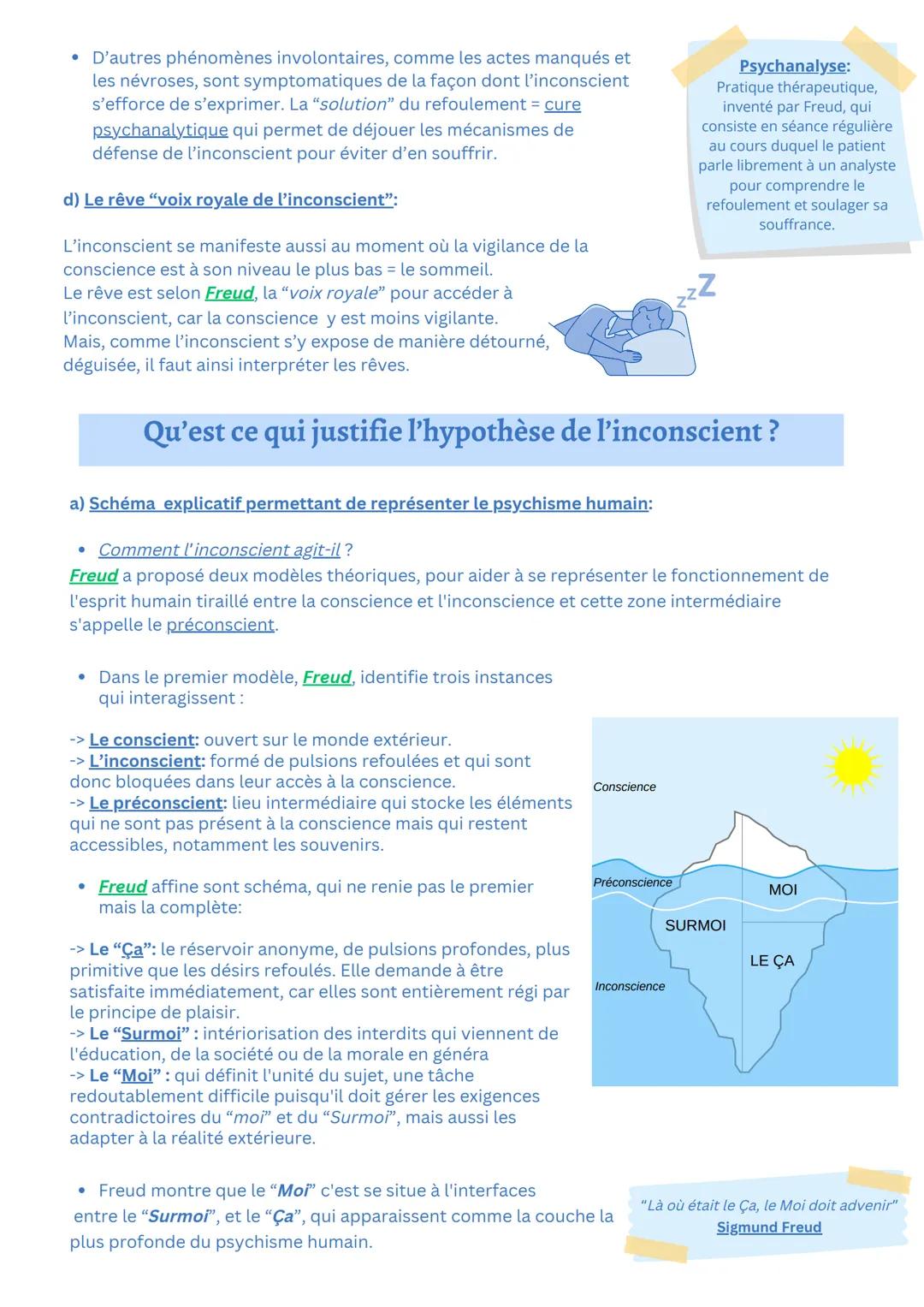 # Qu'est ce que l'Inconscient ?

L'inconscient, au sens de "l'inconscient psychique", désigne une force qui est
présente en chacun de nous m