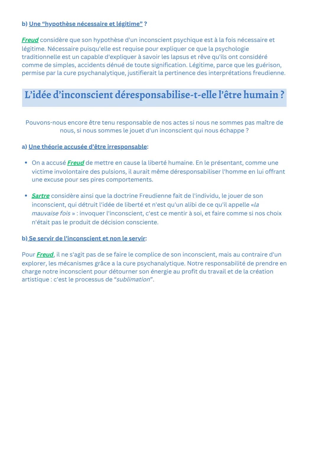 # Qu'est ce que l'Inconscient ?

L'inconscient, au sens de "l'inconscient psychique", désigne une force qui est
présente en chacun de nous m