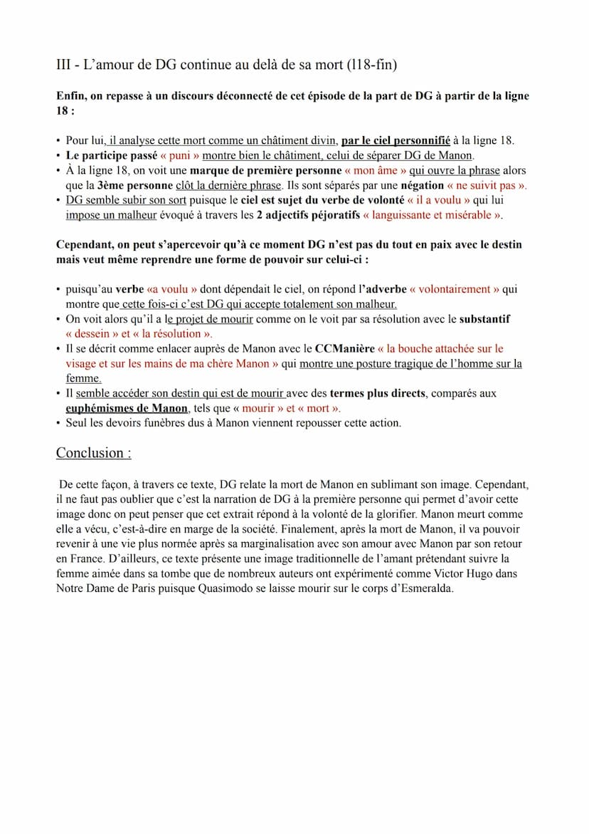 Texte 16: Manon Lescaut, L'Abbé Prevost, la mort de Manon (2ème partie)
Introduction:
En 1731, l'Abbé Prevost publie le 7ème des Mémoires d'