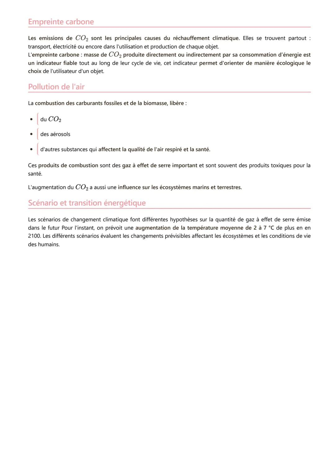 Es Physique
Energie et puissance
Formule :
E
P = et 1 Wh 3600J
t
TEP = 4,2 × 10¹0 J: quantité d'énergie contenue dans une tonne de pétrole b