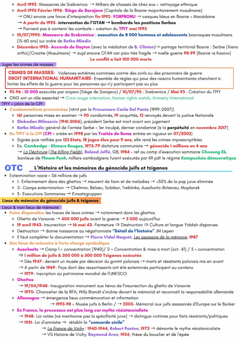 THEME 3
istoire
mémoires
INTRODUCTION Histoire & mémoires, Histoire & justice
La différence entre histoire & mémoire
HISTOIRE-Historia = enq