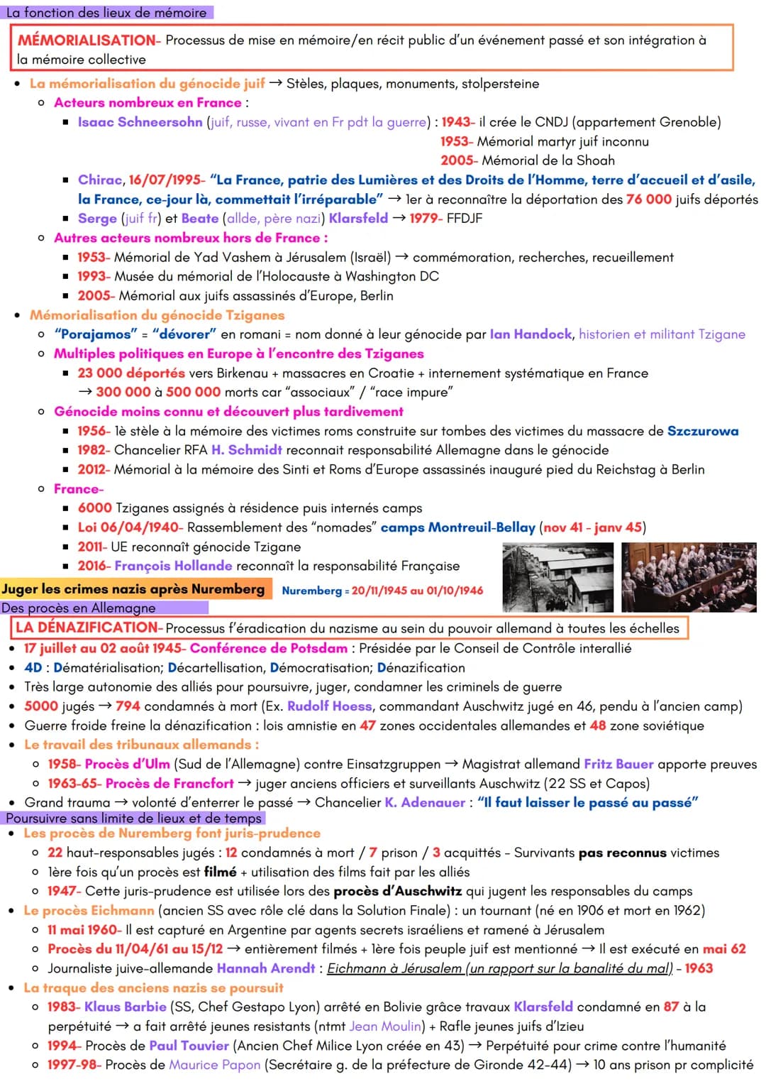 THEME 3
istoire
mémoires
INTRODUCTION Histoire & mémoires, Histoire & justice
La différence entre histoire & mémoire
HISTOIRE-Historia = enq