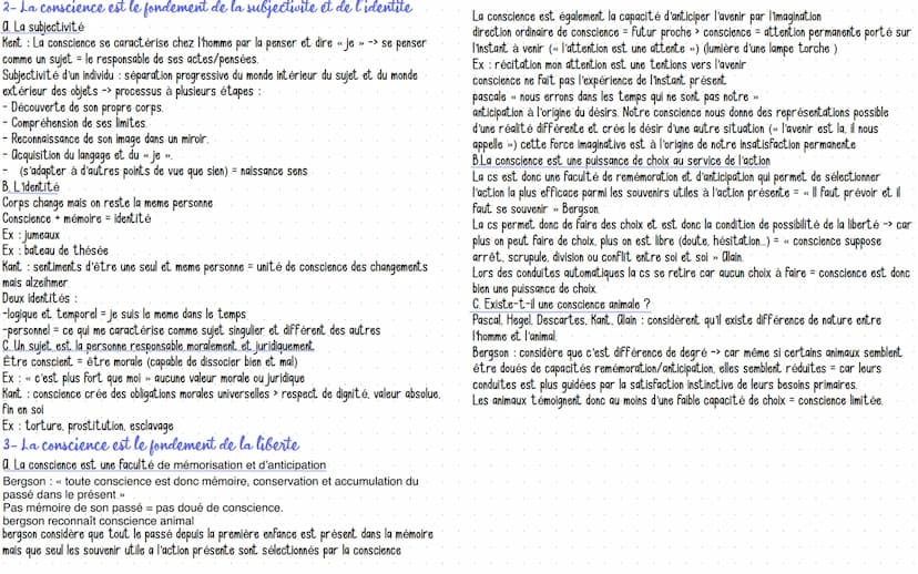 CHI-I
La conscience
Introduction
Conscience: connaissance ou savoir qu'un homme possède a propos de ses sensations.
sentiments, pensées et d