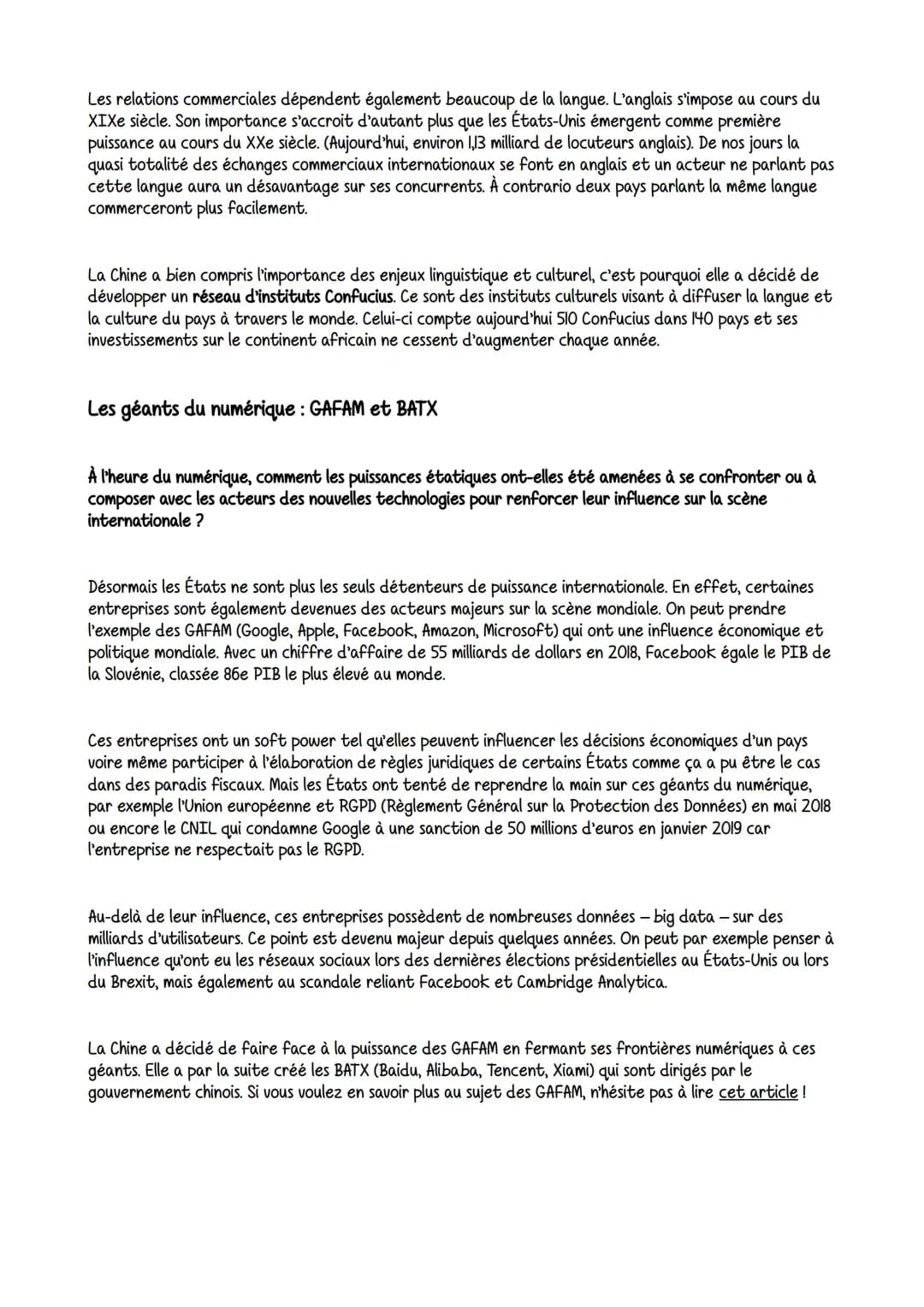 La puissance est la capacité d'un État ou d'une entité à imposer sa volonté. Jusqu'aux années 1990, elle
dépend principalement des facteurs 