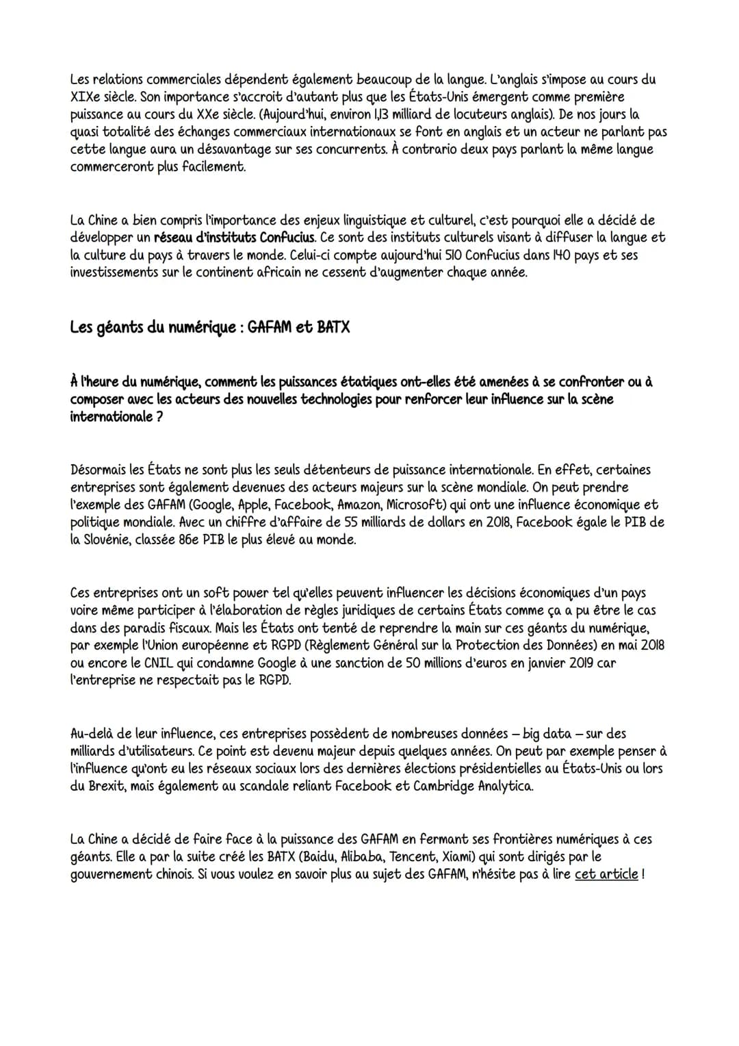 La puissance est la capacité d'un État ou d'une entité à imposer sa volonté. Jusqu'aux années 1990, elle
dépend principalement des facteurs 