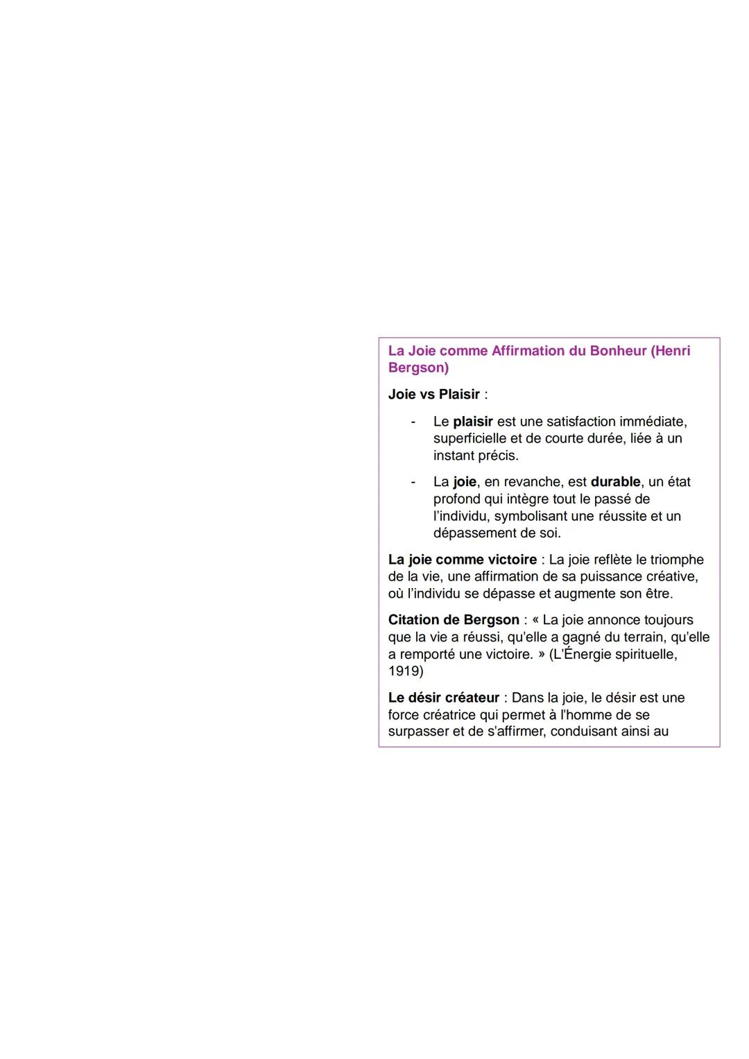 --- OCR Start ---
Bonheur
Etymologie
Vient du latin → <<<
augurium » augure,
présage, chance,
prophétie, hasard
Définition
Etat de satisfact