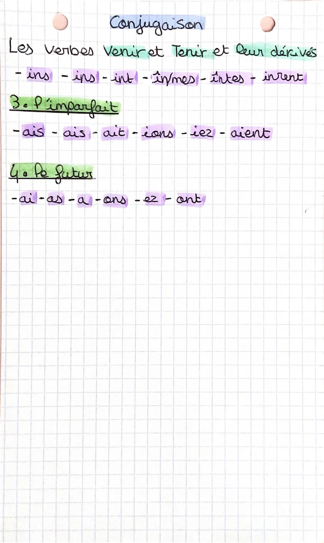 Conjugaison
عليم
نعمة
to Pe présent
Les verbes en -er
es - e-ons-ez - ent
Les verbes en-ir-air-aître
-S-s-t-ons - e2 - ent
Les verbos en -dr