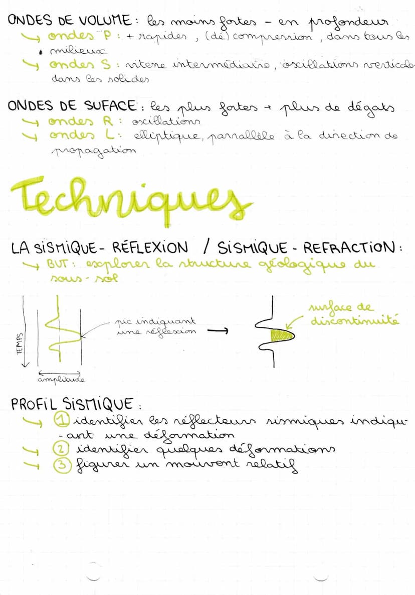 Sismologie
Définitions
SEISME: ruptures de roches en profondeur libérant de
l'énergie sous forme d'ondes sismiques.
FOYER: point à l'intérie