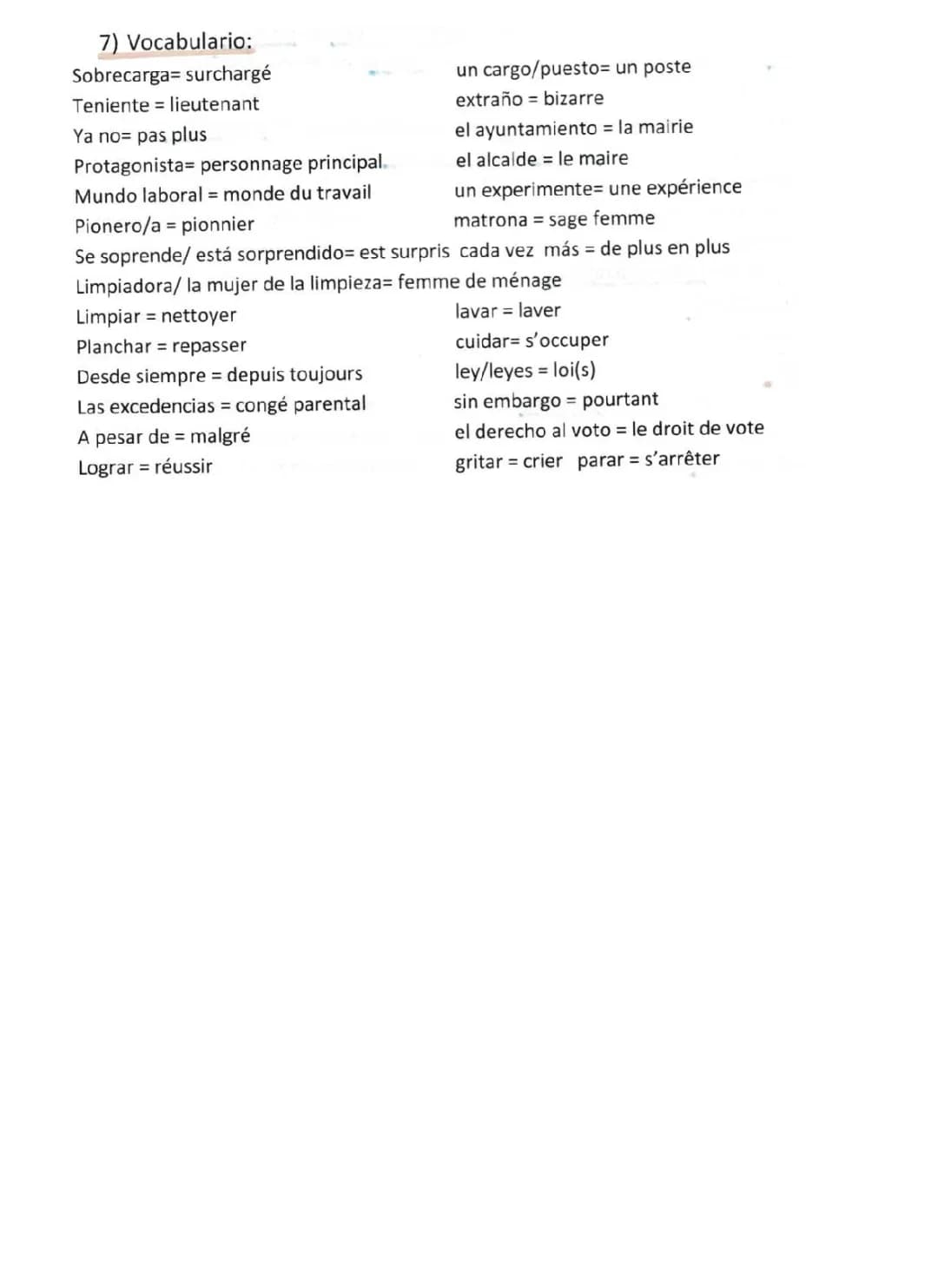 Apprends le vocabulaire espagnol et explore l'espace privé et public
