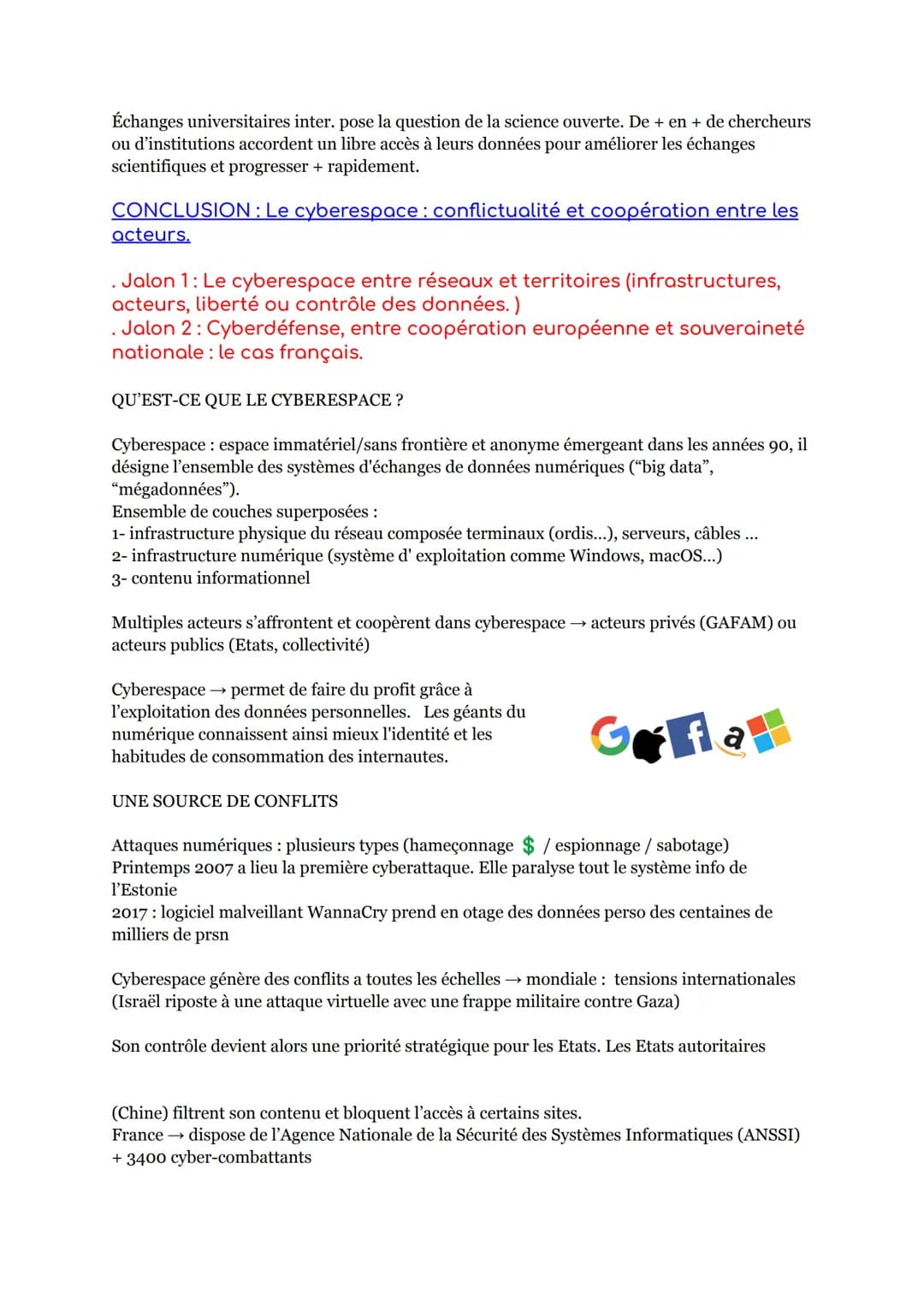 THÈME VI : L'enjeu de la connaissance - COURS
Introduction:
SOCIÉTÉ DE CONNAISSANCE :
La connaissance occupe une place de + en + importante 