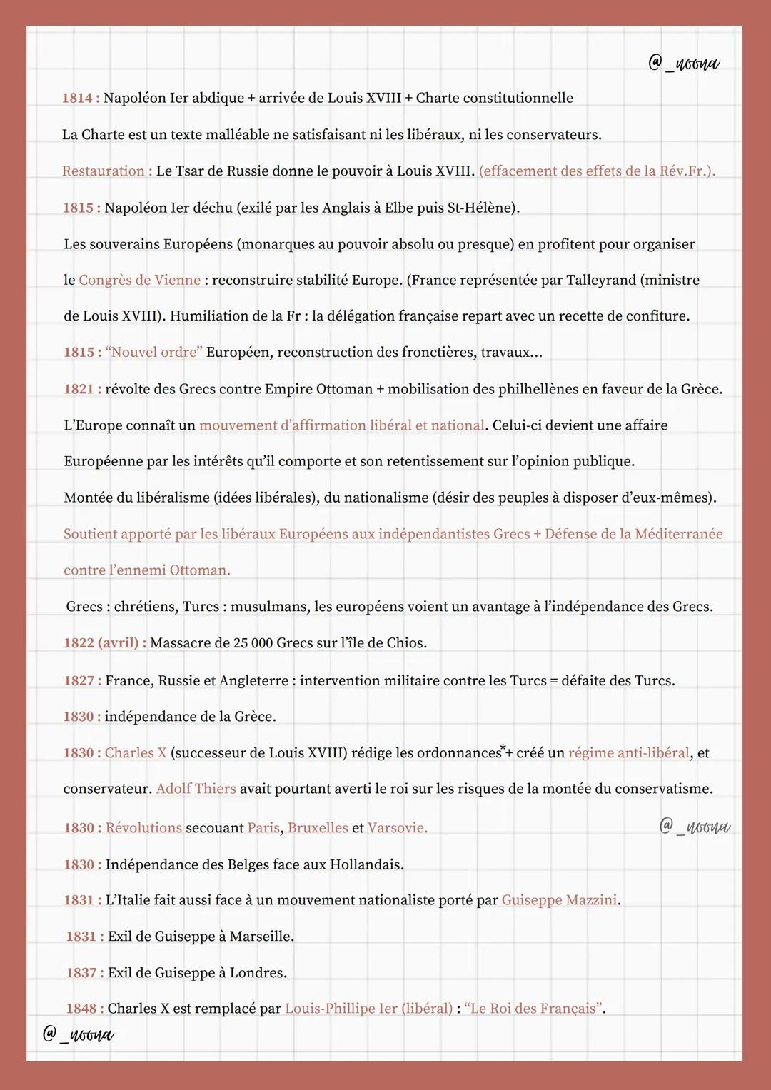 Hurope face aux
revolutions
-ière-
@noona
DÉFINITIONS:
Monarchie Parlementaire: gouvernement: Monarque + Parlement (pouvoirs législatifs + e