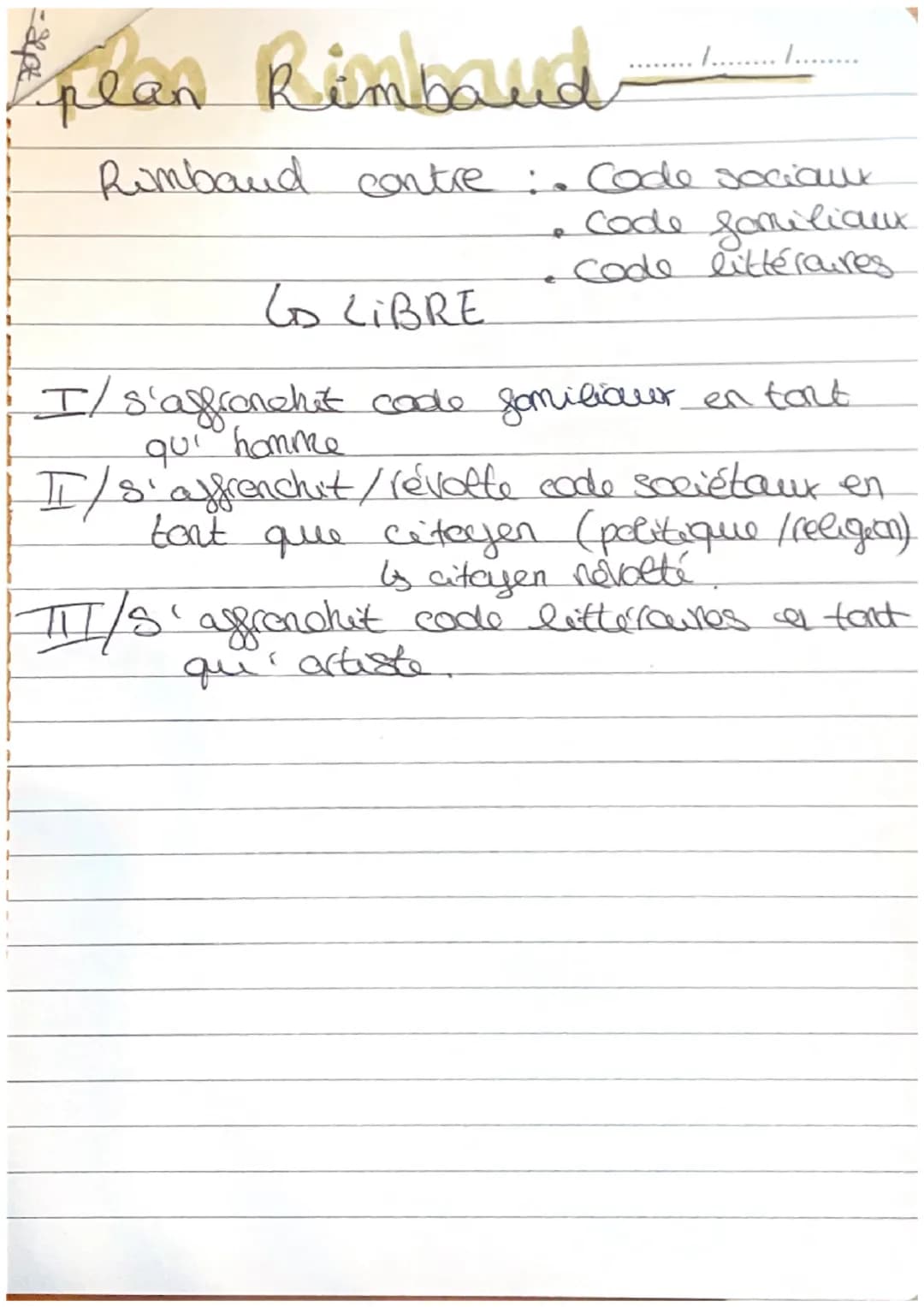 CAHIERS DE DOUAi
BIOGRAPHIE
TaiSSERTATion
Arthur Rimbaud -1854
/.................
- RIMBAUD -
"1870 => fugue x 2 et remet 22 poèmes à Paul D