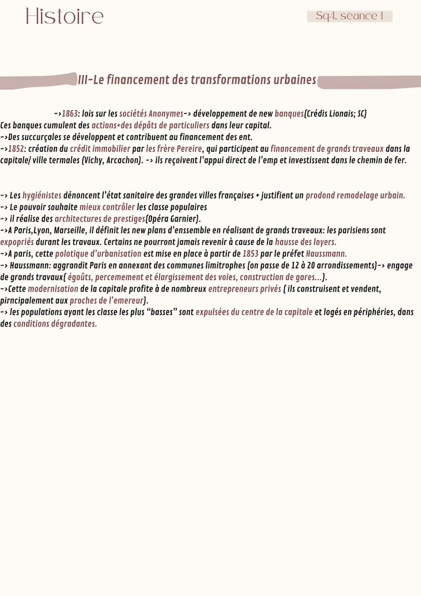 Histoire
Sq4. séance 1
Modernisation de la France sous le second Empire
PB: Comment le Second Empire entend-t-il moderniser la France?
I-pro