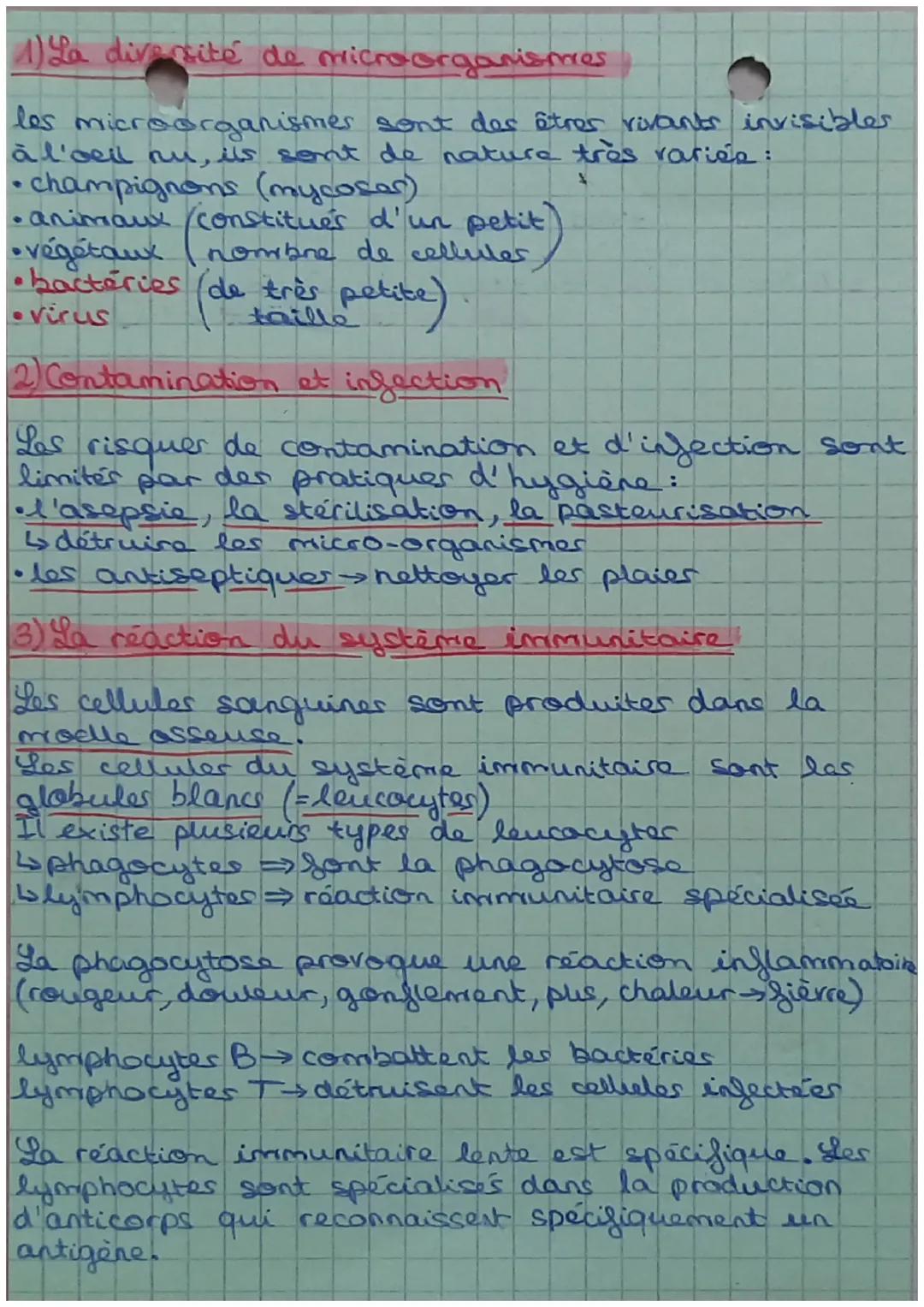 SVT
3
Relations avec le monde microbien
definitions:
contamination : entrée du microorganisme dans le corps
humain.
infection: multiplicatio