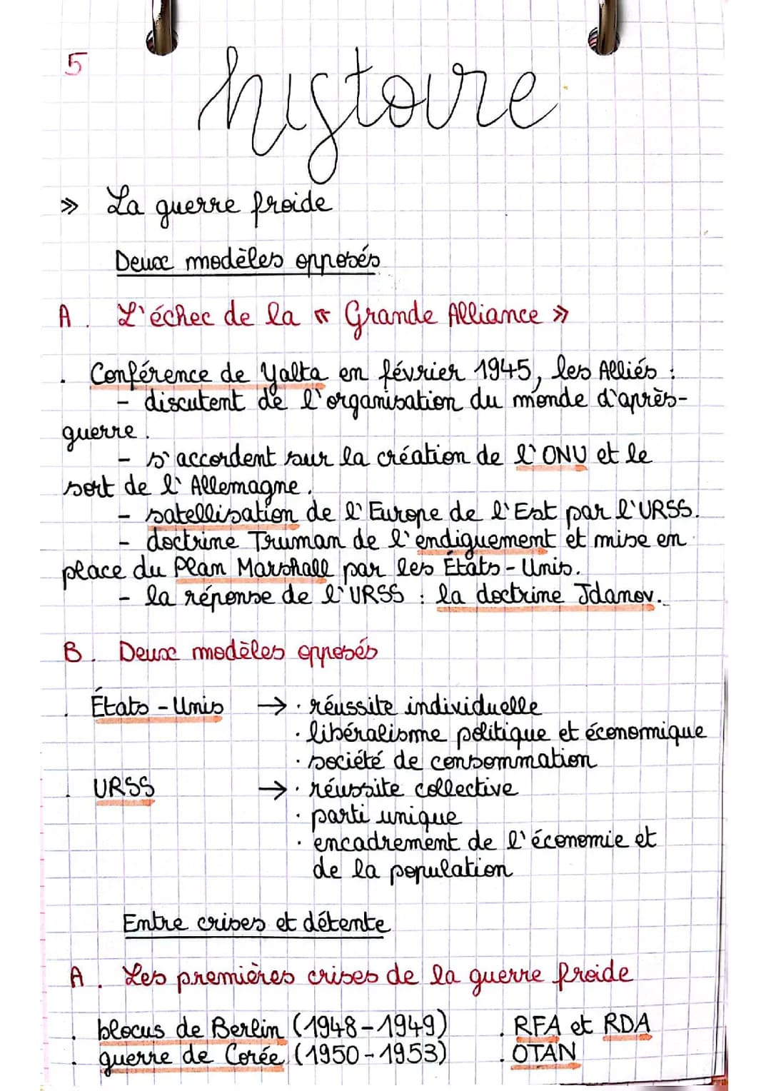 La guerre froide 