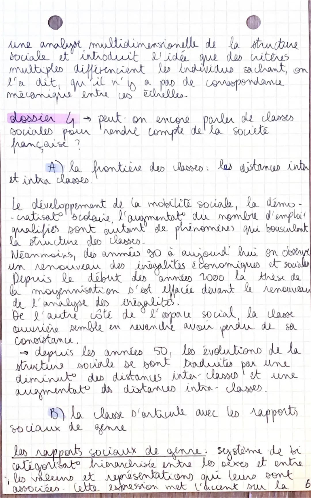 SES
COMMENT EST STRUCTURÉE LA SOCIETE FRANÇAISE
ACTUELLE 1
dossier 1- quels sont les facteurs qui structurent
et hierarchisent l'espace soci