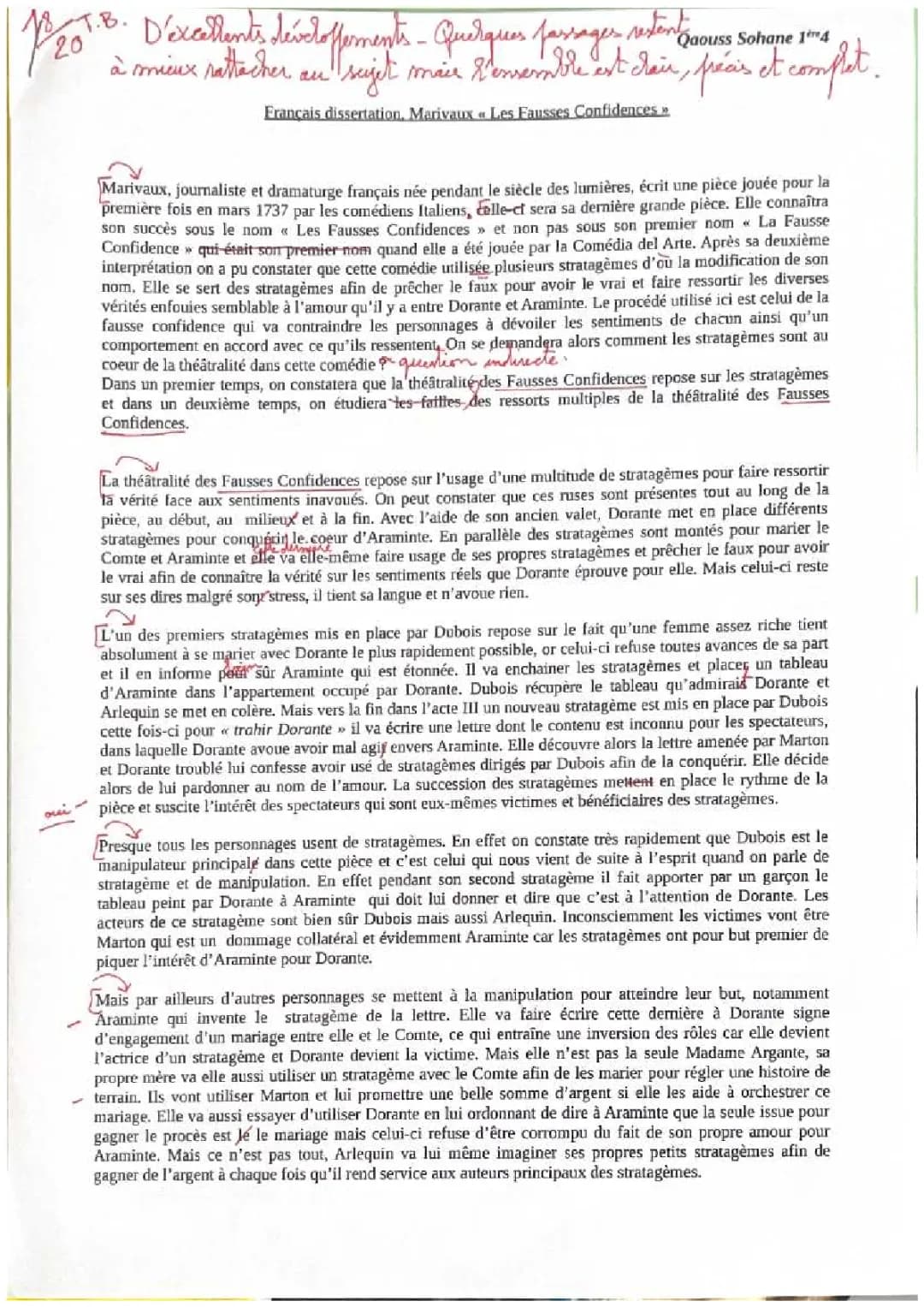 Les Fausses Confidences: Tous les Stratagèmes et Résumé par Scène