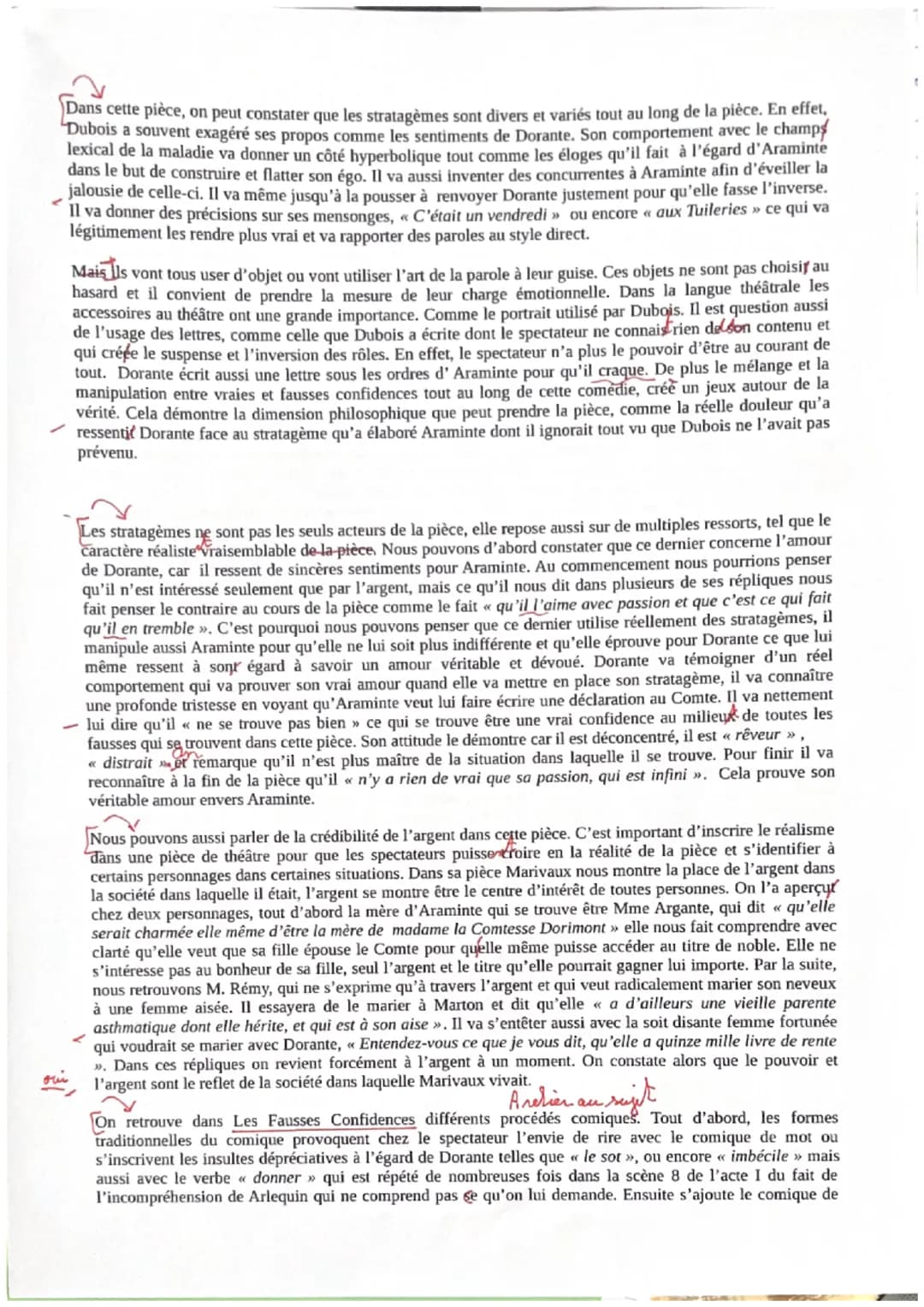 18 T.B.
T.B. D'excellents dévelofferments - Quelques passages restante
20
à mieux rattacher an
sujet
Français dissertation. Marivaux « Les F
