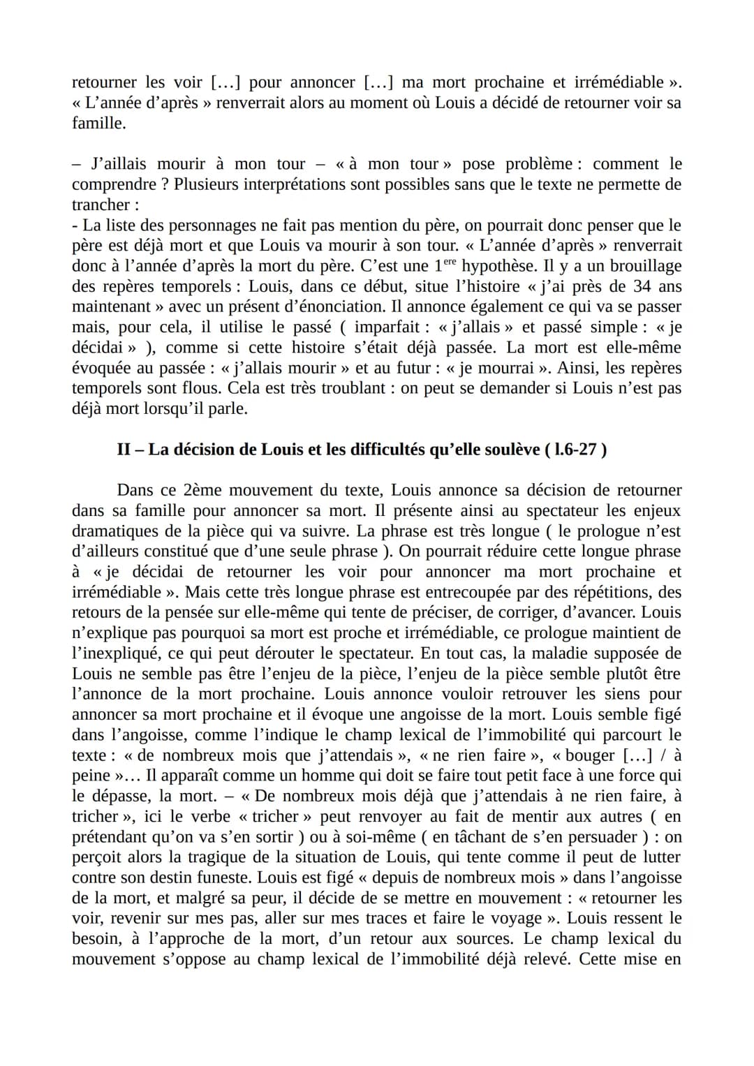 PARCOURS: CRISE PERSONNELLE, CRISE FAMILIALE
PROLOGUE
Juste la fin du monde est une pièce de théâtre parue en 1990, écrite par Jean-
Luc Lag
