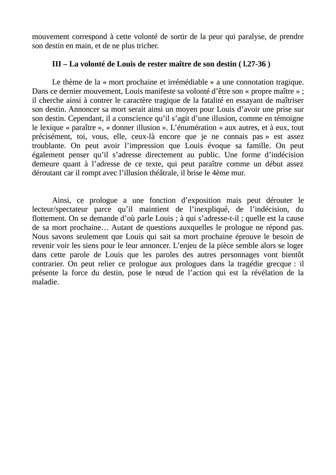 PARCOURS: CRISE PERSONNELLE, CRISE FAMILIALE
PROLOGUE
Juste la fin du monde est une pièce de théâtre parue en 1990, écrite par Jean-
Luc Lag