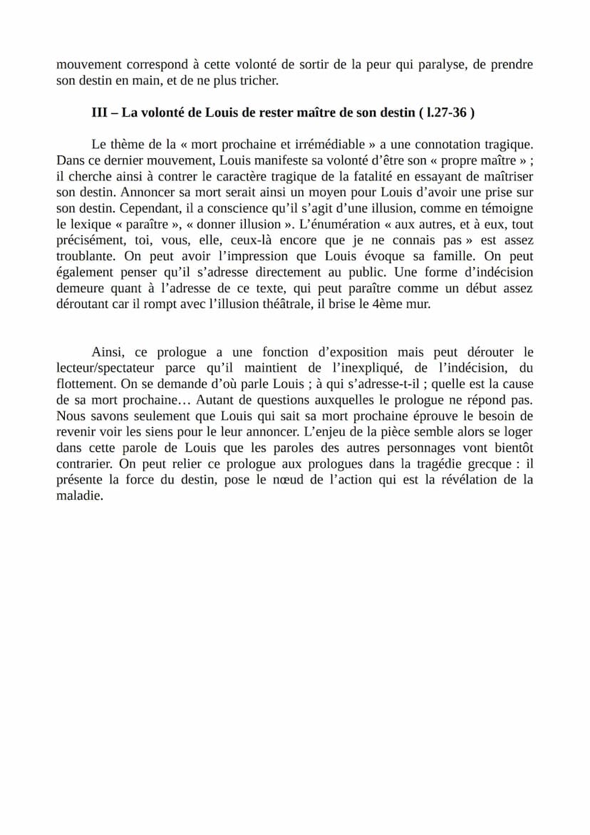 PARCOURS: CRISE PERSONNELLE, CRISE FAMILIALE
PROLOGUE
Juste la fin du monde est une pièce de théâtre parue en 1990, écrite par Jean-
Luc Lag
