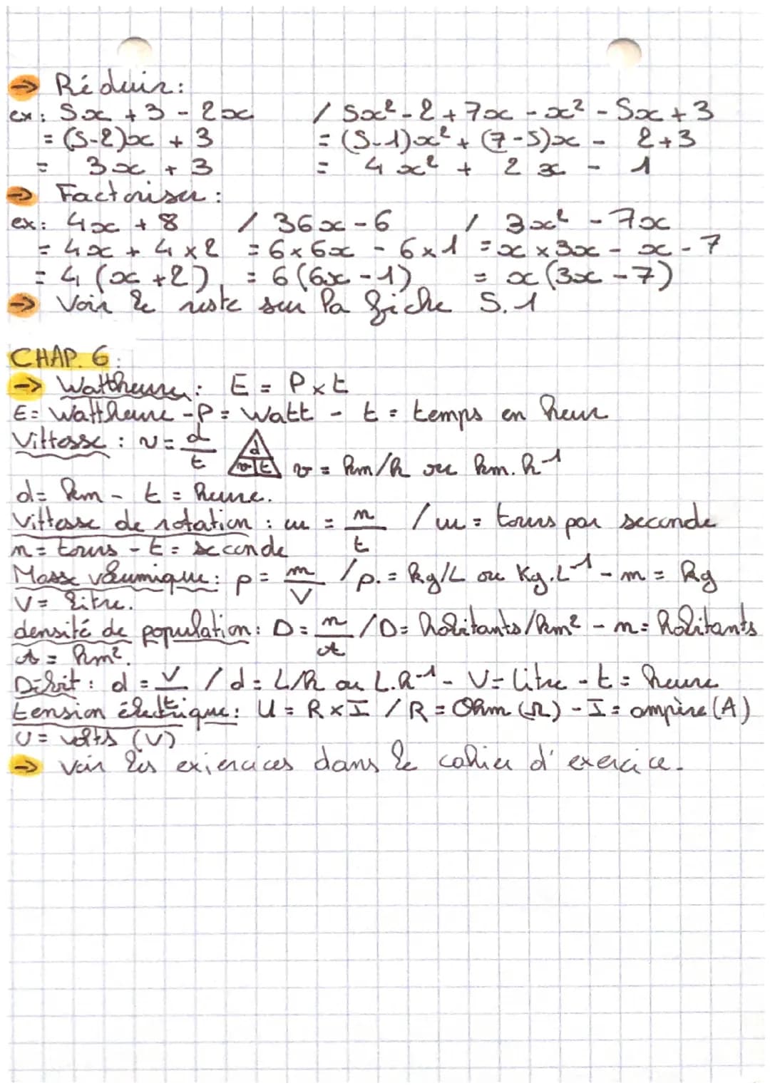 Maths: Buvet Blanc 1
Plan:
&
-Chapitre Décomposee un nombre en produit de facteurs 10.
Chapite & Les offels d'un agrandissement-reduction.
c