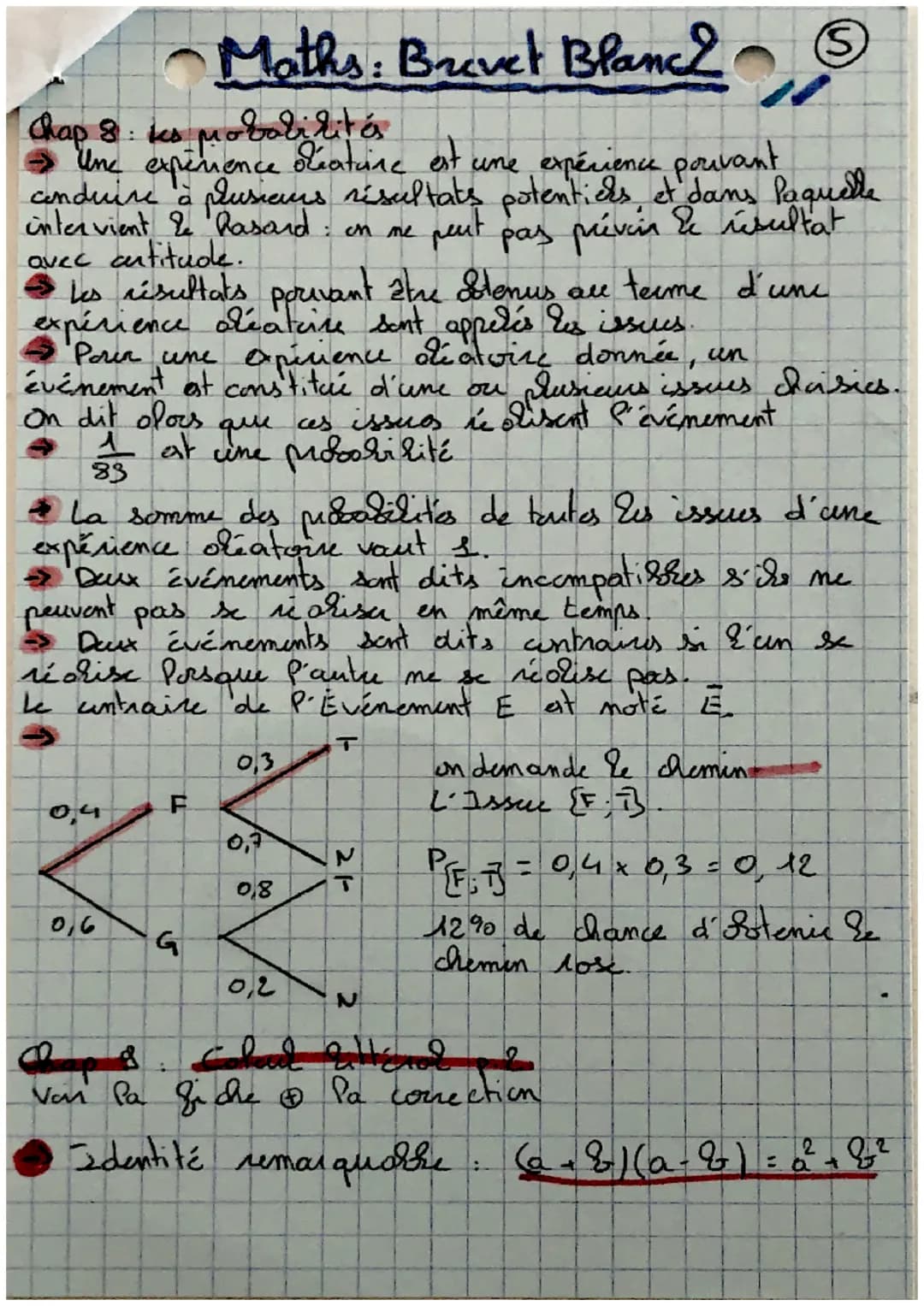 Maths: Buvet Blanc 1
Plan:
&
-Chapitre Décomposee un nombre en produit de facteurs 10.
Chapite & Les offels d'un agrandissement-reduction.
c