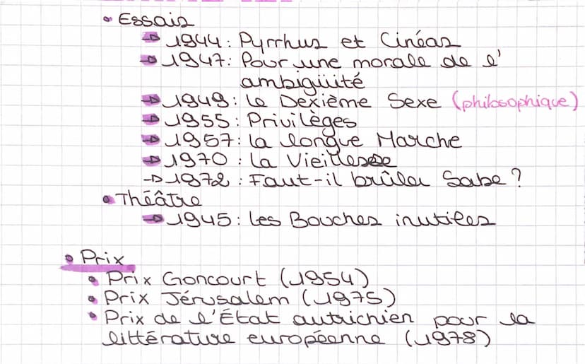 a
SIMONE DE
BEAUVOIR
Sa Famille
• Parents: Bertrand de Beauvoir
•Fratrie: Héléne de Beauvoir
• Étude
10
Date
• Née le 9 janvier 1908, à Pari
