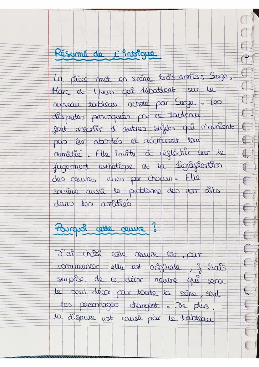 "Art"
Présentation de l'auteur :
Yasmina Roza est cre dramaturge
romandière contemporaine dont la production
récits et comano
scène le ridic