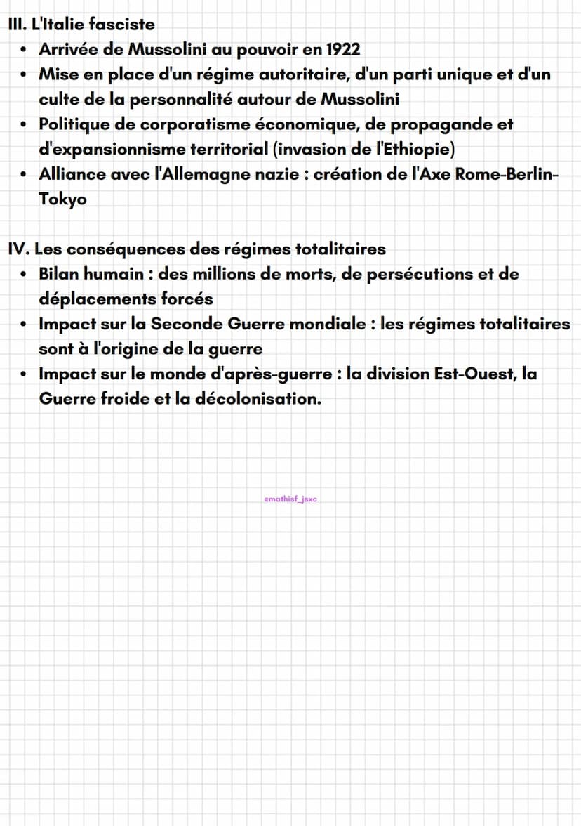 emathisf_jsxc
Introduction :
• Les régimes totalitaires dans les années 1930 : phénomène
politique majeur de l'entre-deux-guerres
• Ces régi