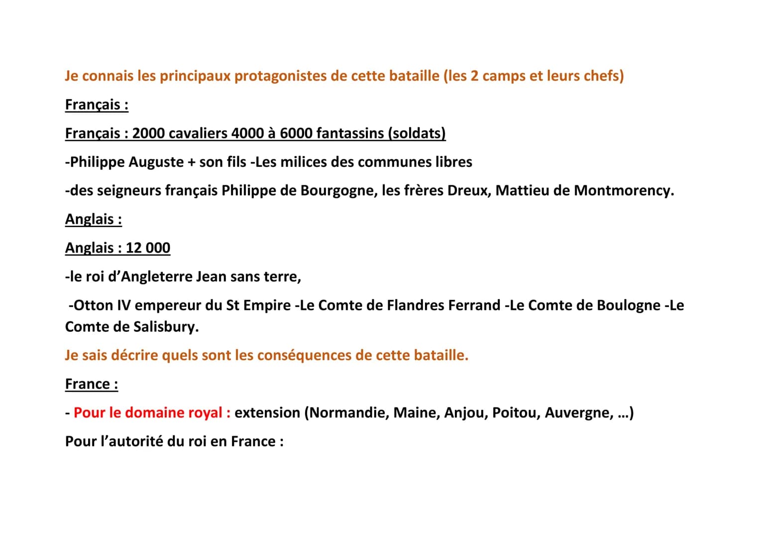 Contrôle sur : L'affirmation de l'Etat monarchique en France (Xle - XVe)
Je sais décrire la situation du royaume de France au Xle siècle (vo