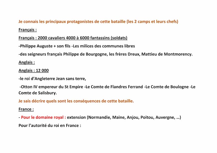 Contrôle sur : L'affirmation de l'Etat monarchique en France (Xle - XVe)
Je sais décrire la situation du royaume de France au Xle siècle (vo