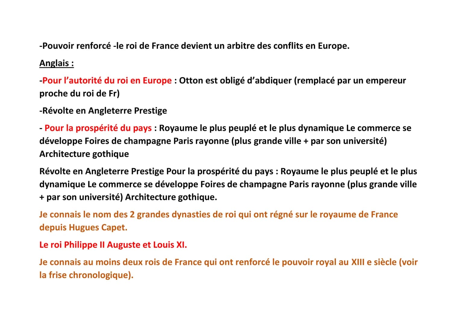 Contrôle sur : L'affirmation de l'Etat monarchique en France (Xle - XVe)
Je sais décrire la situation du royaume de France au Xle siècle (vo