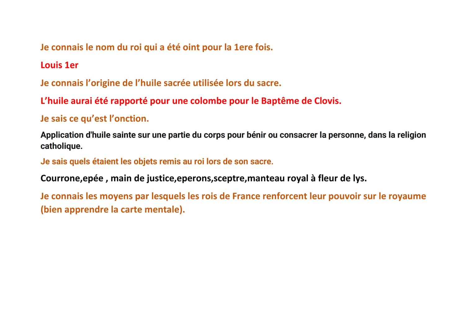 Contrôle sur : L'affirmation de l'Etat monarchique en France (Xle - XVe)
Je sais décrire la situation du royaume de France au Xle siècle (vo