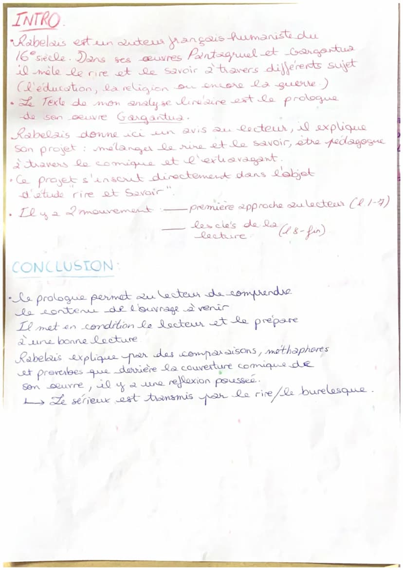 À votre avis, pourquoi ce prélude et ce coup d'essai ? Pour que vous, mes bons disciples (ainsi que
quelques autres fous oisifs) lorsque vou