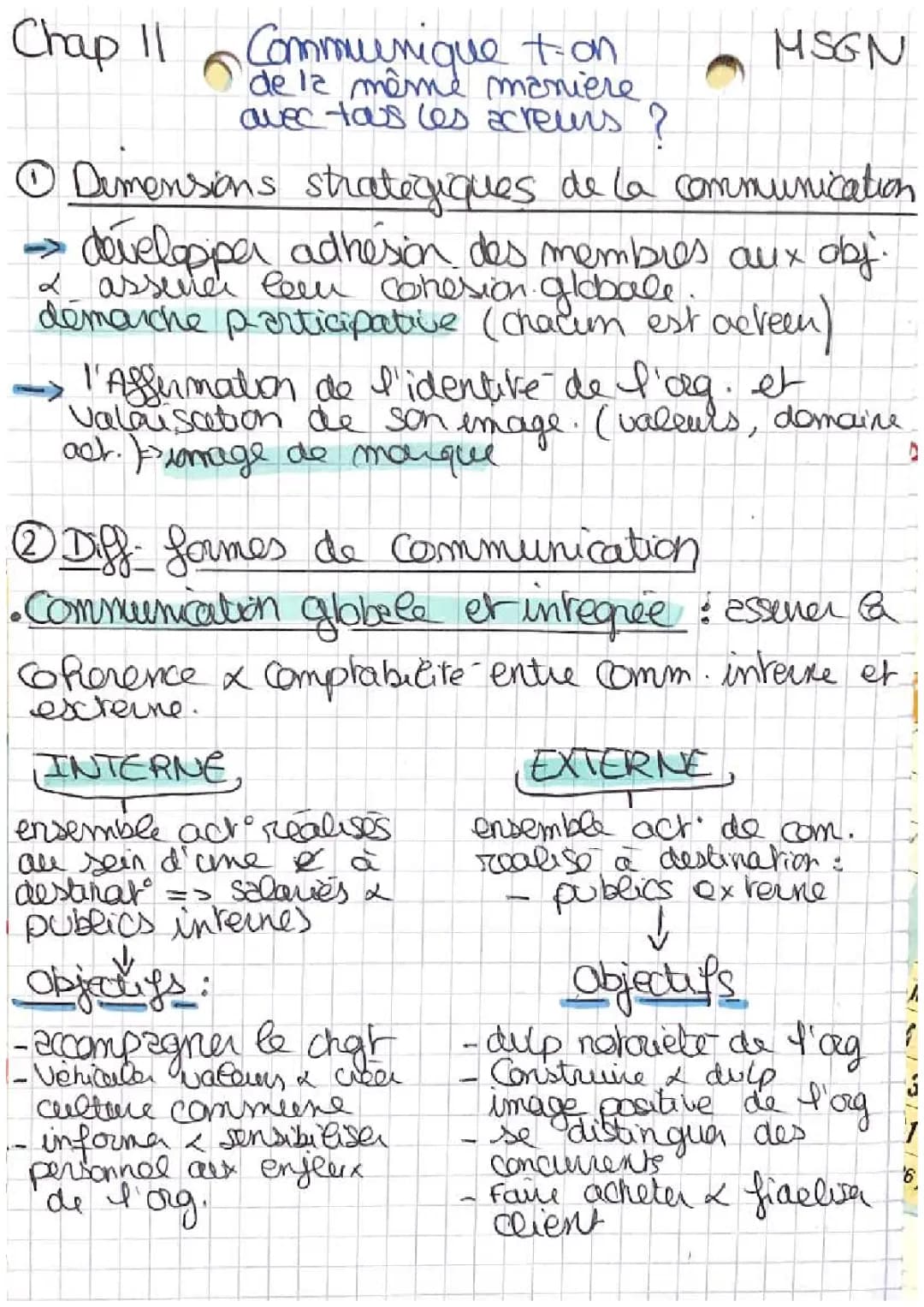 MSGN: communique t-on de la même manière avec tous les acteurs 
