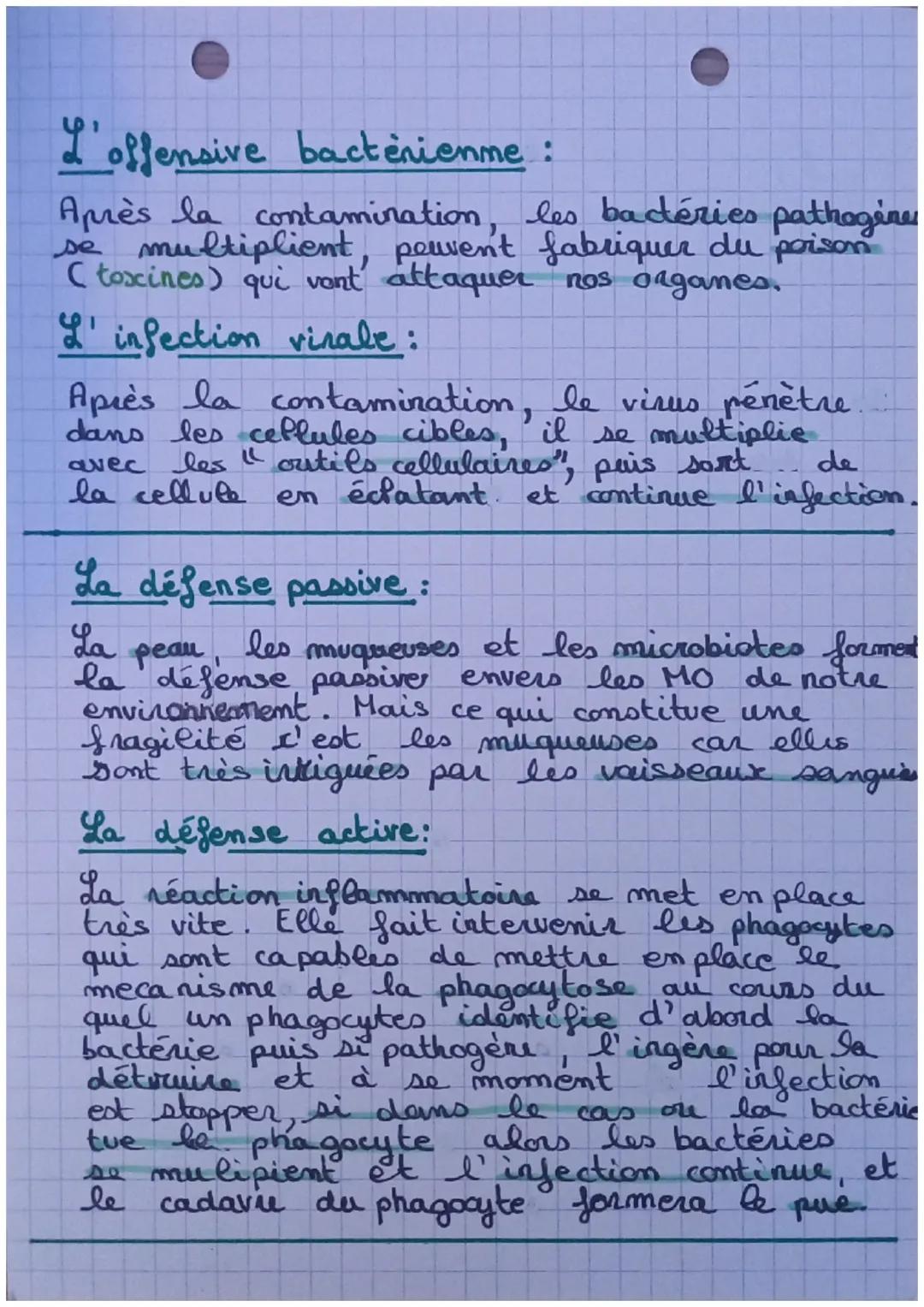 SCIENCES
Le monde microbien.
Définitions:
- Contamination : c'est quand les microbes (micro-
organismes) sont parvenus. à pénetrer les
barri