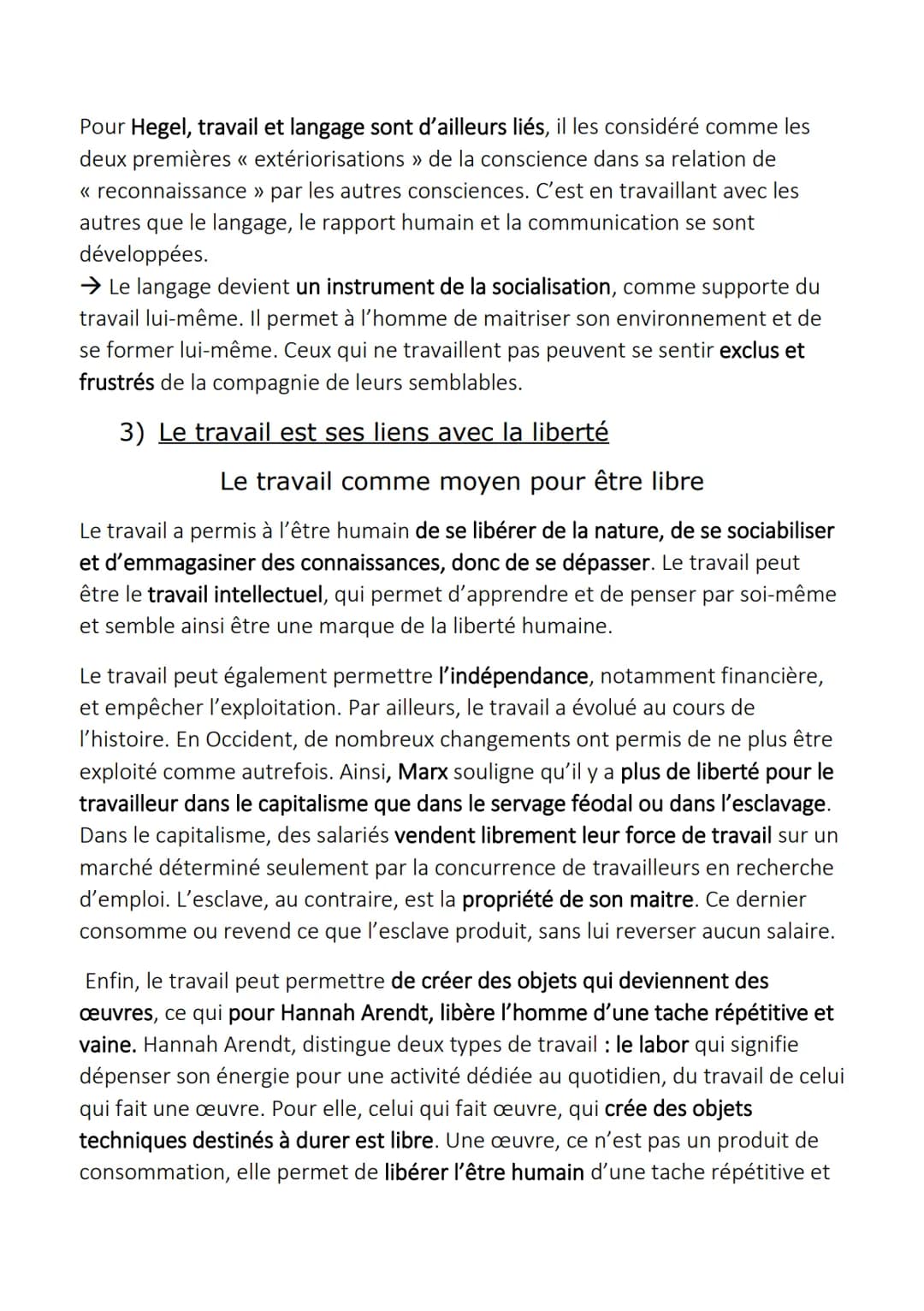 Le travail
1) Définition du travail
Dans la plupart des sociétés humaines actuelles, le travail est une nécessité
pour beaucoup d'êtres huma