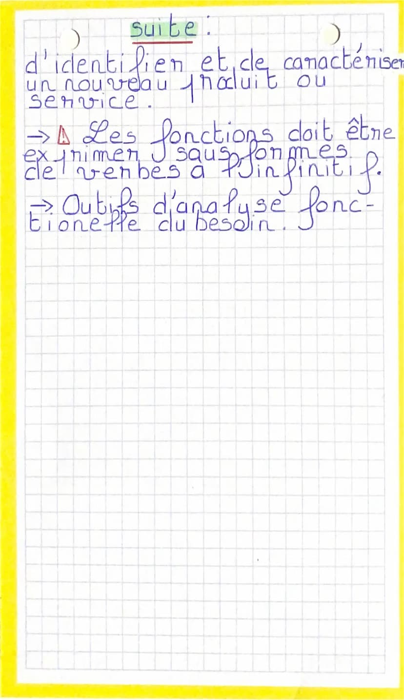 Fiche de revision.
⇒> Diagramme de” la bête
à connes"
A qui rend if
utilisateurs
sur g you
agit
In
noduit,
sdurice,!
dans quel but.
matière
