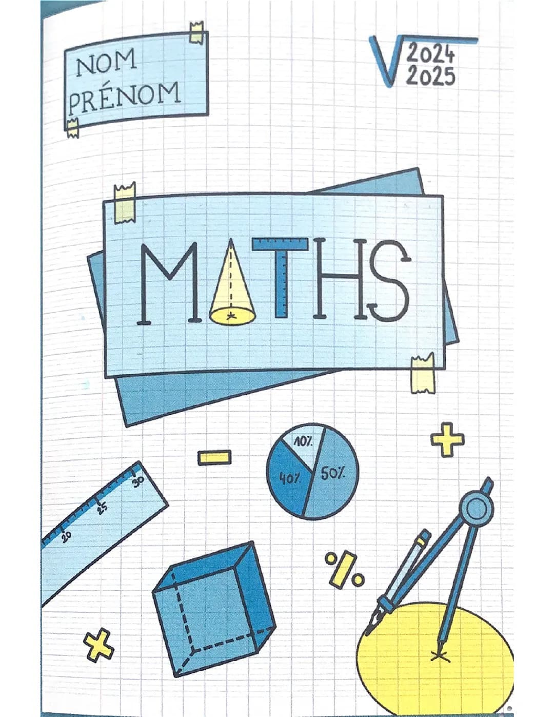 Page de garde de maths 