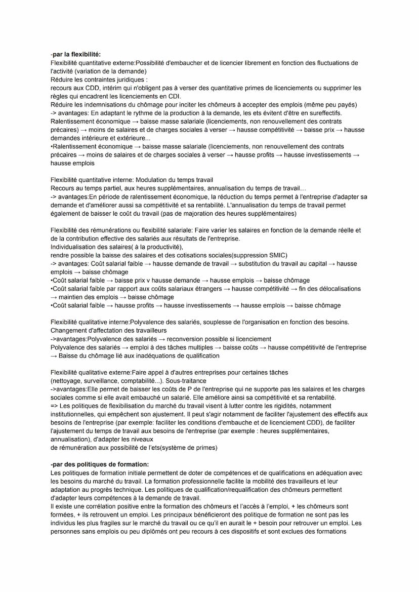 La Lutte contre le chomage passe-t-elle nécessairement par la mise en oeuvre
de politique de soutien de la demande globale
Accroche:
I- Lutt