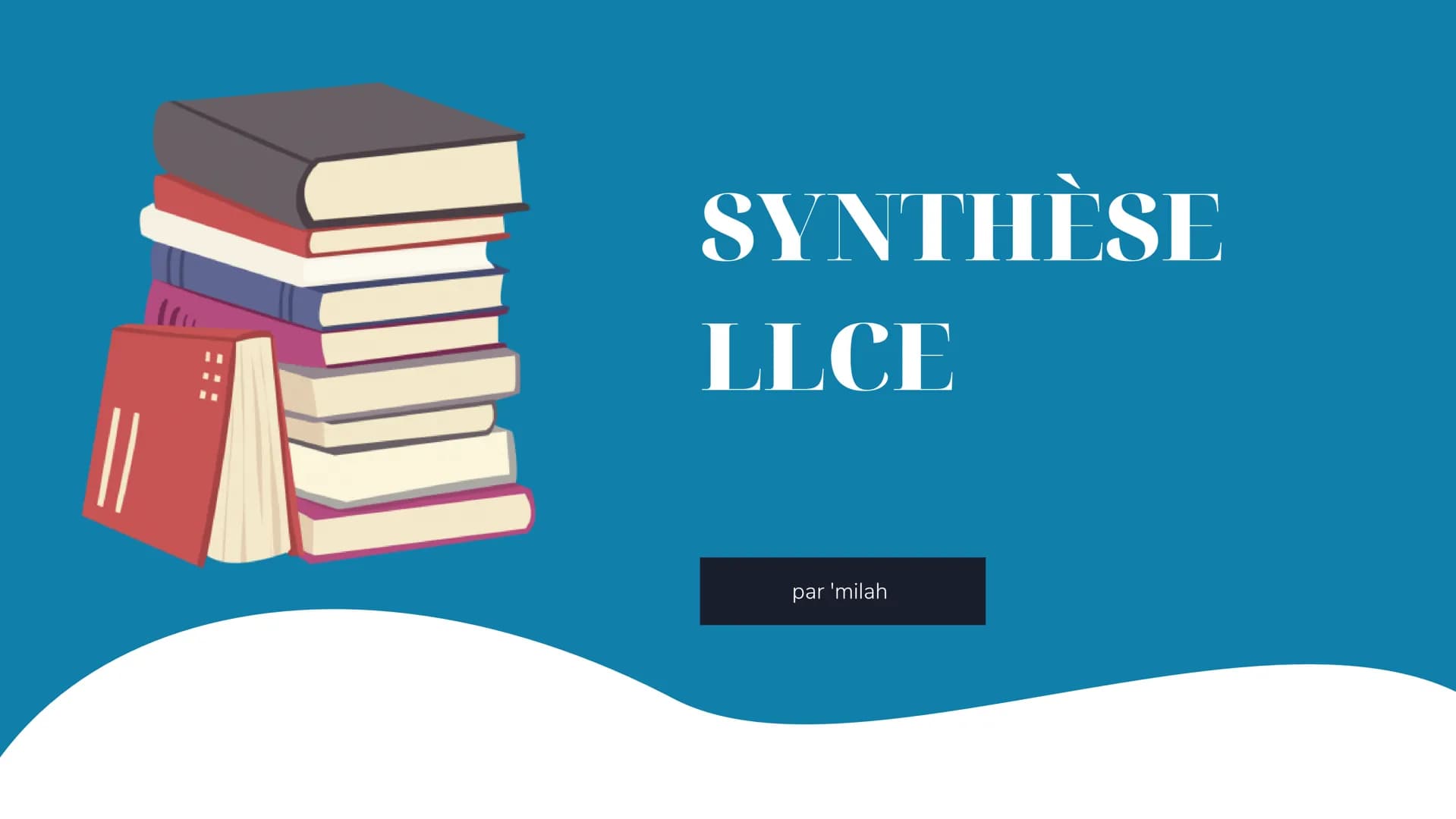 ||
100
SYNTHÈSE
LLCE
par 'milah Terminale
LLCE
En LLCE Terminale, tu as deux épreuves à
passer au mois de mars :
- Un oral sur les thématiqu