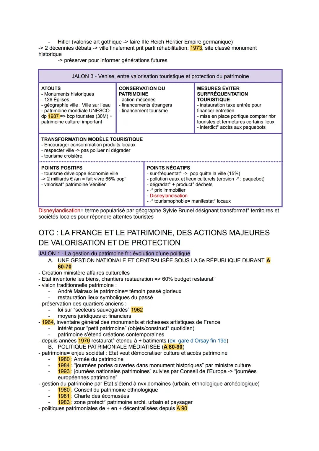 Thème 4 : IDENTIFIER, PROTÉGER ET VALORISER LE PATRIMOINE
: ENJEUX GÉOPOLITIQUES
INTRODUCTION
A. QU'EST CE QUE LE PATRIMOINE ?
- A l'origine