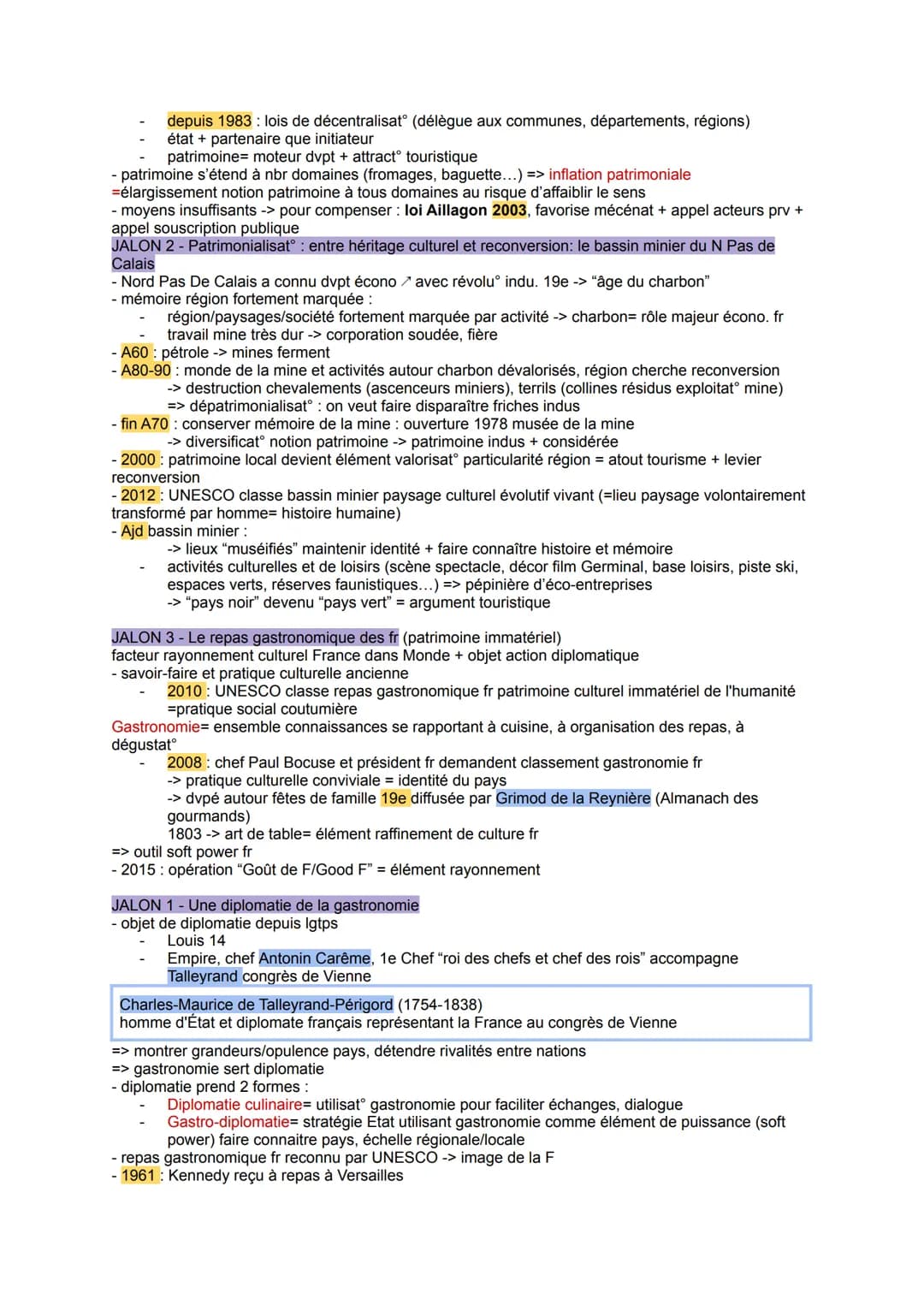 Thème 4 : IDENTIFIER, PROTÉGER ET VALORISER LE PATRIMOINE
: ENJEUX GÉOPOLITIQUES
INTRODUCTION
A. QU'EST CE QUE LE PATRIMOINE ?
- A l'origine