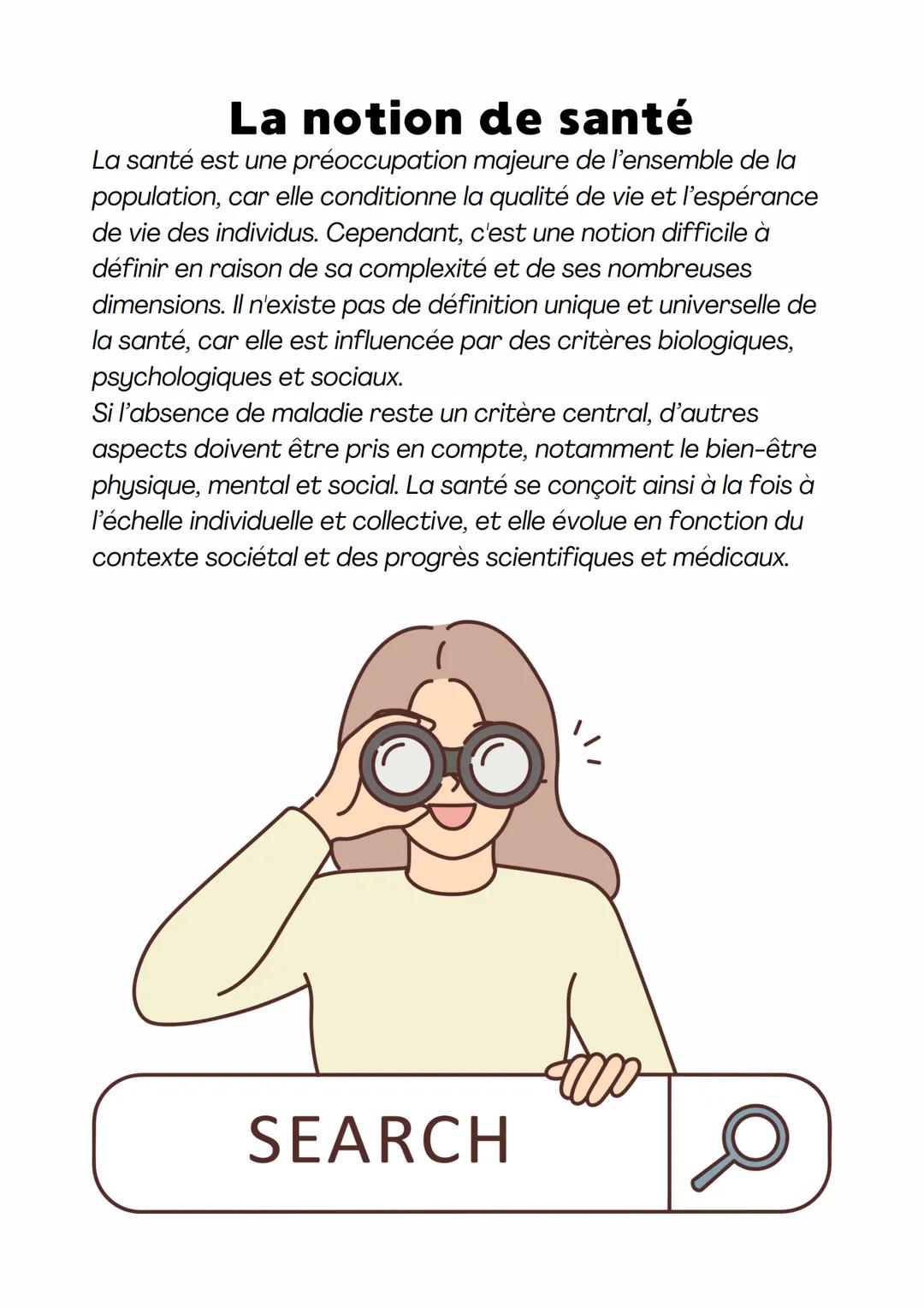 La Notion de Santé