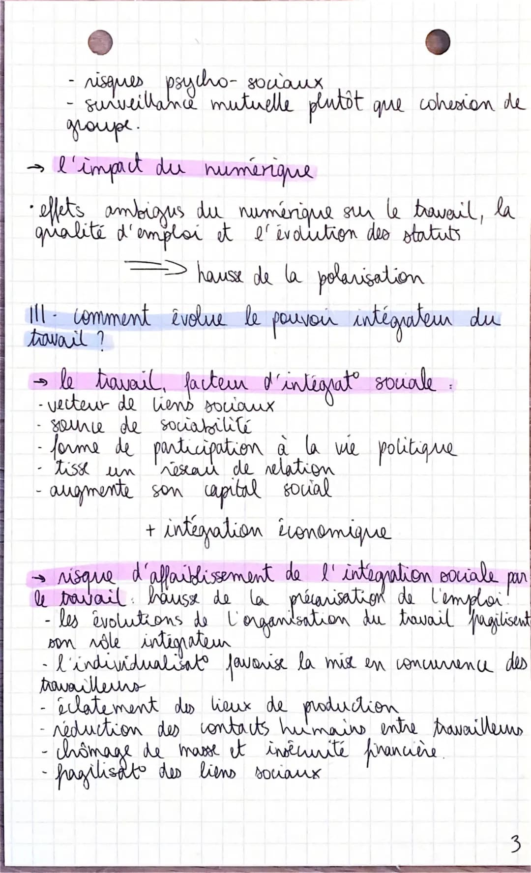 SES
CHAPITRE 9 QUELLES MUTATIONS DU TRAVAIL ET DE L'EMPLOI ?
1- comment définir et mesurar les caracteristiques.
du travail et de l'emploi ?