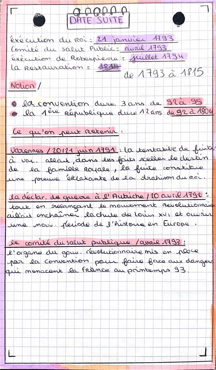T
r
histoire
U
VOC/
Tuilerie = résidence de la famille Royale
à Paris.
Correspondance - échange de lettres entre
le fière de Marie-Antoinett