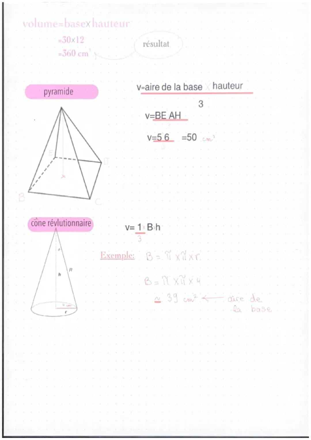 Mathématiques
-Les volumes
12 m
cube
B
cylindre
4,5cm
B = π xn
-
formule :
volume coté X coté X coté
Exemple 4,5 x 4,5 x 4,5
~ 91 cm²
formul