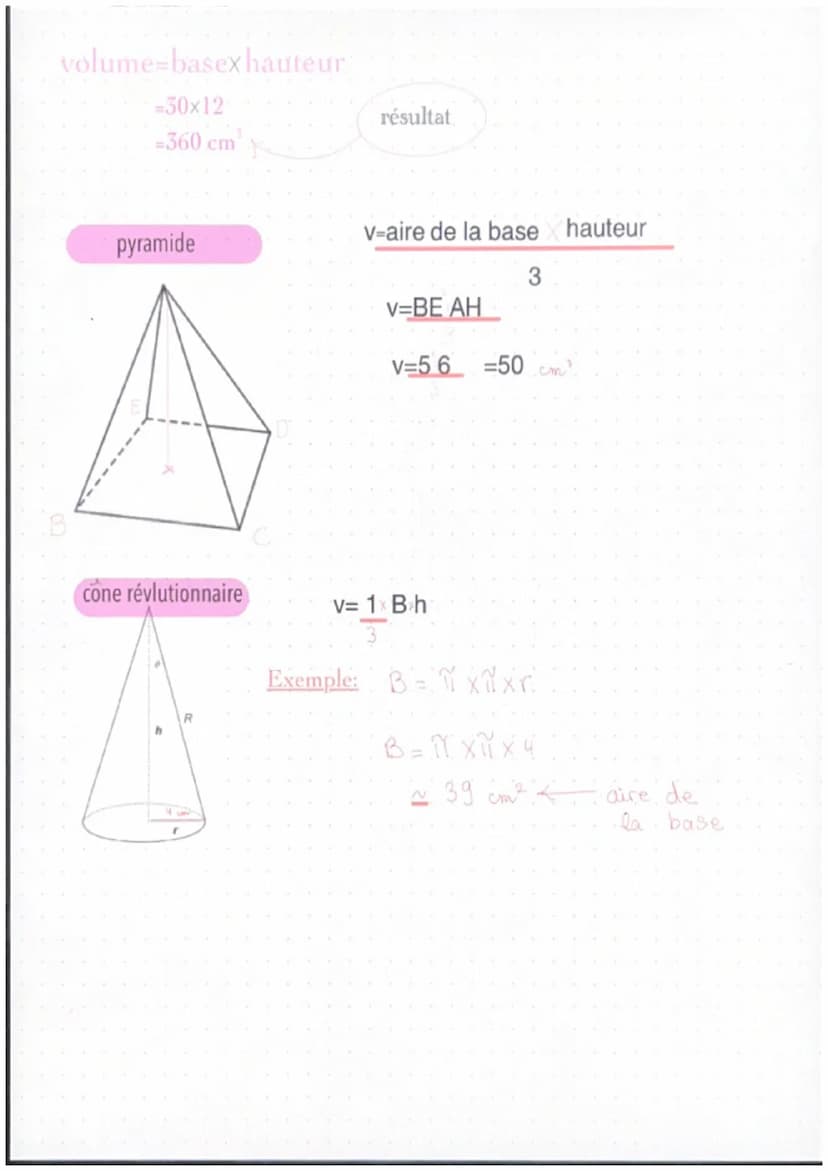 Mathématiques
-Les volumes
12 m
cube
B
cylindre
4,5cm
B = π xn
-
formule :
volume coté X coté X coté
Exemple 4,5 x 4,5 x 4,5
~ 91 cm²
formul