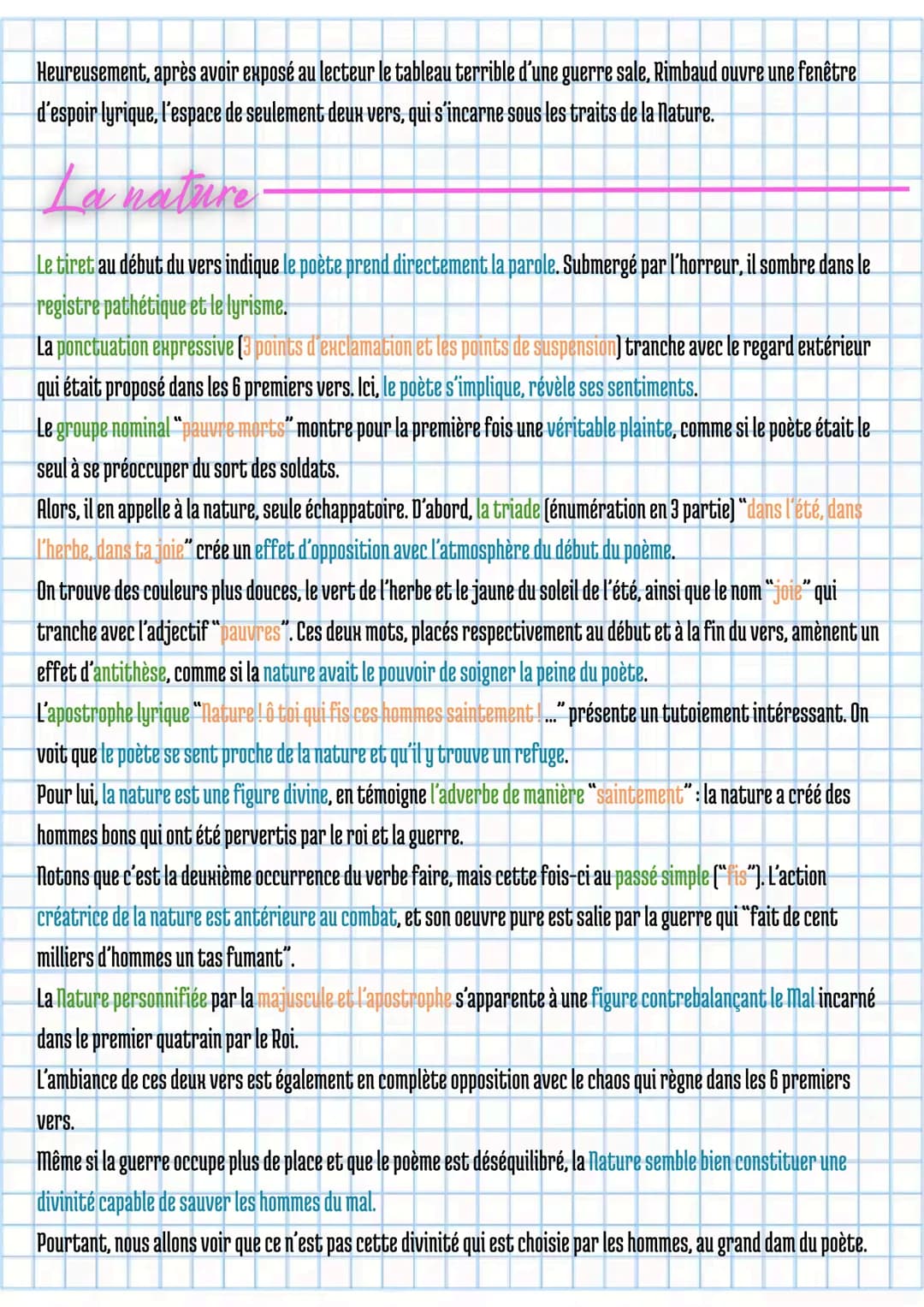 # Le Mal, Rimbaud

## Introduction

En 1870, une guerre éclair contre la Prusse secoue la France. La même année, le jeune poète Arthur Rimba